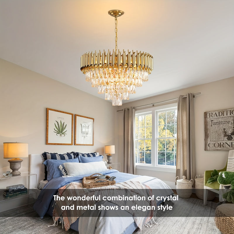 Crystal Glow – Modern Crystal Chandelier