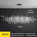 Gold Linear Crystal Chandelier