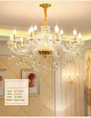Classic Gold Glass Chandelier – Timeless Elegance