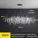 Gold Linear Crystal Chandelier