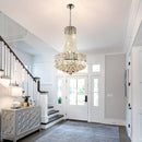 Crystal Glow – Modern Semi-Flush Crystal Chandelier