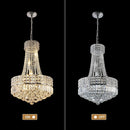 Crystal Glow – Modern Semi-Flush Crystal Chandelier