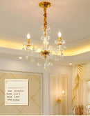 Classic Gold Glass Chandelier – Timeless Elegance