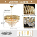 Crystal Glow – Modern Crystal Chandelier