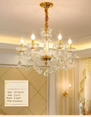 Classic Gold Glass Chandelier – Timeless Elegance