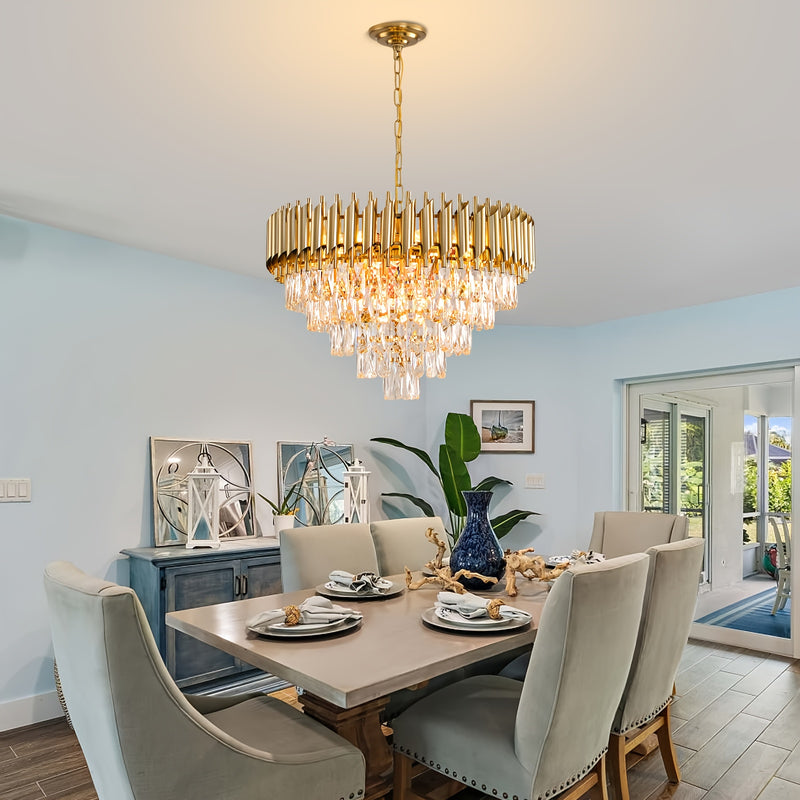 Crystal Glow – Modern Crystal Chandelier