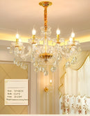 Classic Gold Glass Chandelier – Timeless Elegance