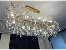 Gold Linear Crystal Chandelier