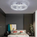 Modern Crystal LED Flush Mount Ceiling Lamp