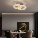 Modern Crystal LED Flush Mount Ceiling Lamp