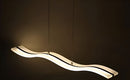 Modern Linear White LED Pendant Light