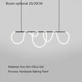 Modern LED Pendant Light – Minimalist Ceiling Lamp for Living Rooms & Bedrooms