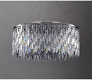 Luxurious Celeste Chrome Crystal Pendant Chandelier