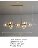 Bring timeless elegance to your home with the Modern Bubble Glass Chandelier – Copper Linear Pendant Light, a luxurious modern lighting fixture designed to elevate large living rooms, dining areas, staircases, and contemporary upscale interiors. Featuring high-transparency bubble glass shades combined with a premium forged copper structure, this chandelier blends artistic design with powerful LED illumination. Each bubble glass sphere refracts light beautifully, creating a warm, sophisticated glow that enha
