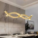 Elevate your interior with the Luxury Crystal LED Chandelier for Dining Room, a premium modern lighting fixture crafted to bring sophistication, brilliance, and high-end elegance to any space. Made from polished stainless steel and premium K9 crystal, this chandelier delivers exceptional light clarity and a stunning visual effect, making it the perfect centerpiece for dining rooms, living rooms, kitchen islands, and contemporary open-concept spaces. Featuring integrated LED bulbs and LED strips with Warm (3