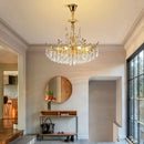 Modern Round Gold LED Crystal Chandelier