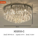 Premium Crystal & Iron Ceiling Light – Modern Elegant Design