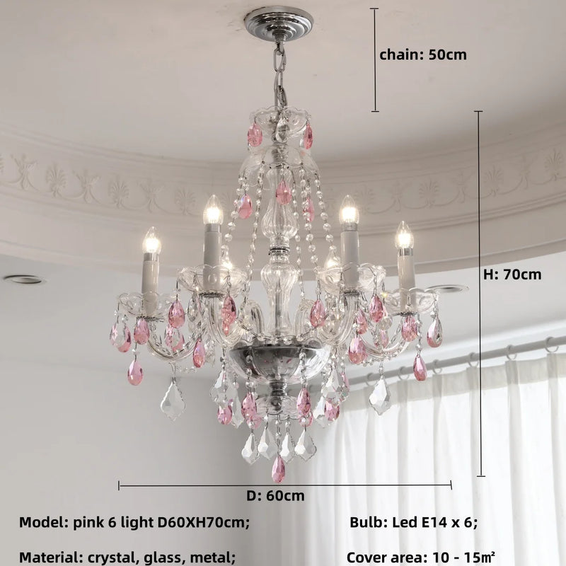 Luxurious Fleur Crystal Chandelier