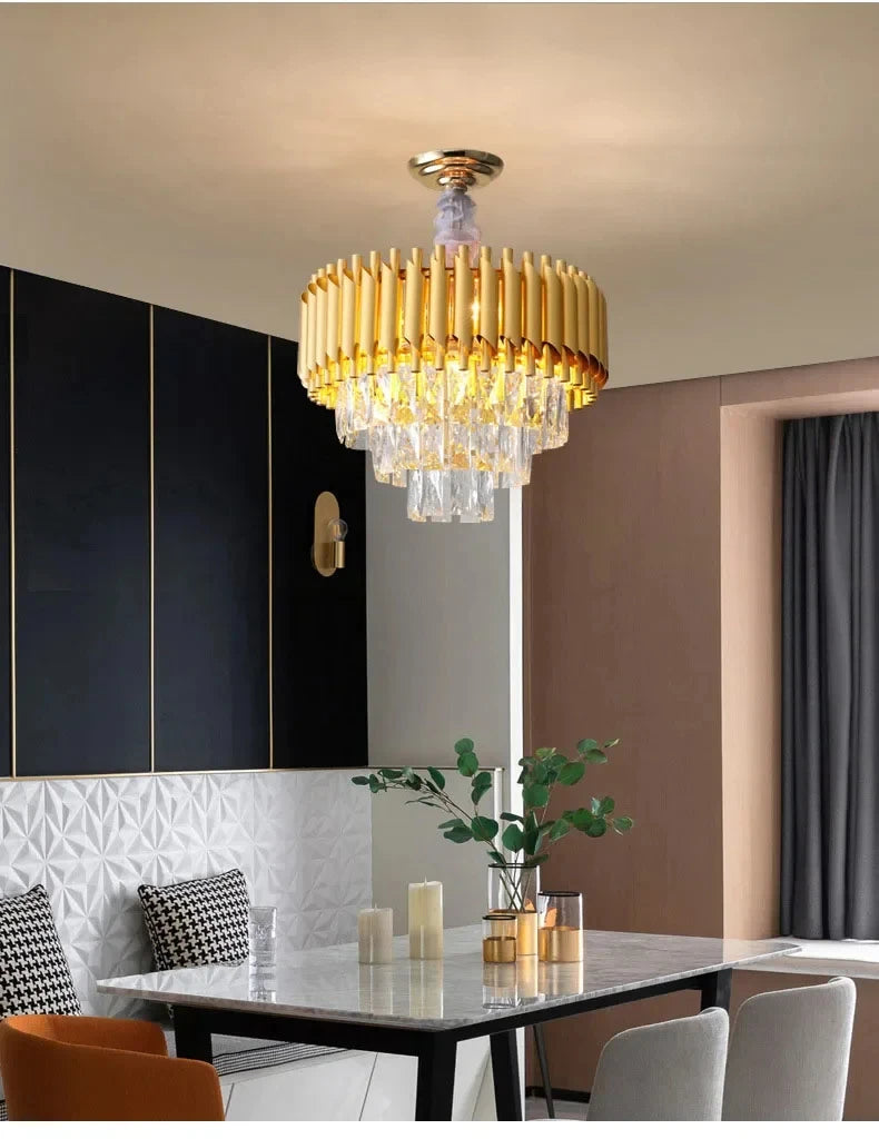 Golden Grace Chandelier