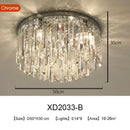 Premium Crystal & Iron Ceiling Light – Modern Elegant Design