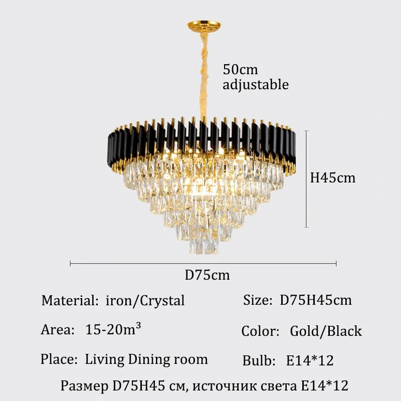 Golden Grace Chandelier
