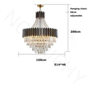 Noble Radiance Luxurious Crystal Chandelier