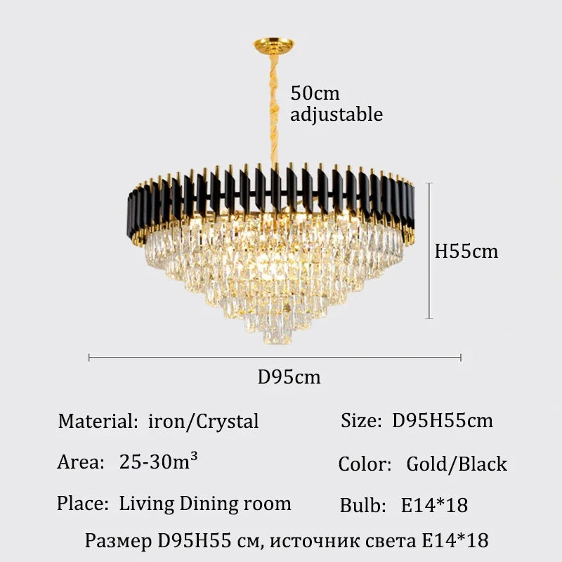 Golden Grace Chandelier