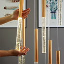 Aura Gold Crystal Pendant Chandelier