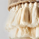 Vintage Boho Hemp Rope Tassel Pendant Light – Artistic & Elegant Design