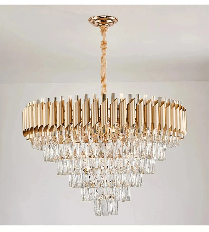 Golden Grace Chandelier