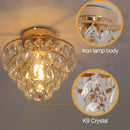 Aurora Crystal Glow Ceiling Lamp