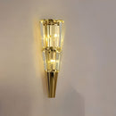 Modern Crystal LED Wall Lamp – Luxury Stainless Steel Sconce