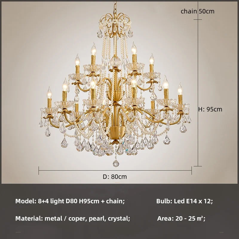Royal Majesty Crystal Chandelier