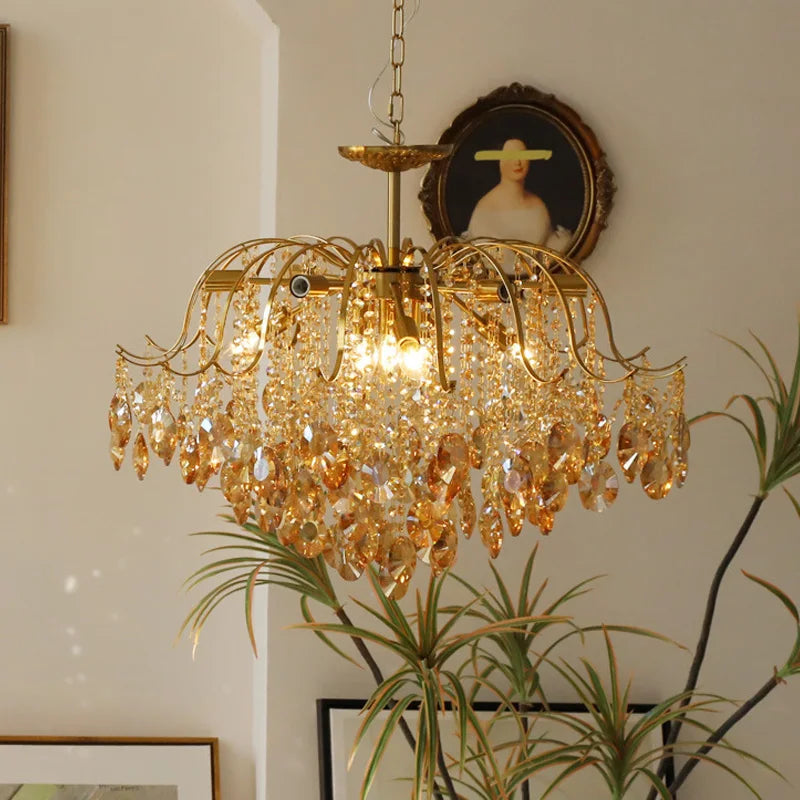 Versailles Chandeliers Gold Finish