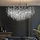 Luxury Gold Crystal Round LED Chandeliers