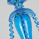 ✨ European Blue Crystal Chandelier – Timeless Mediterranean Elegance