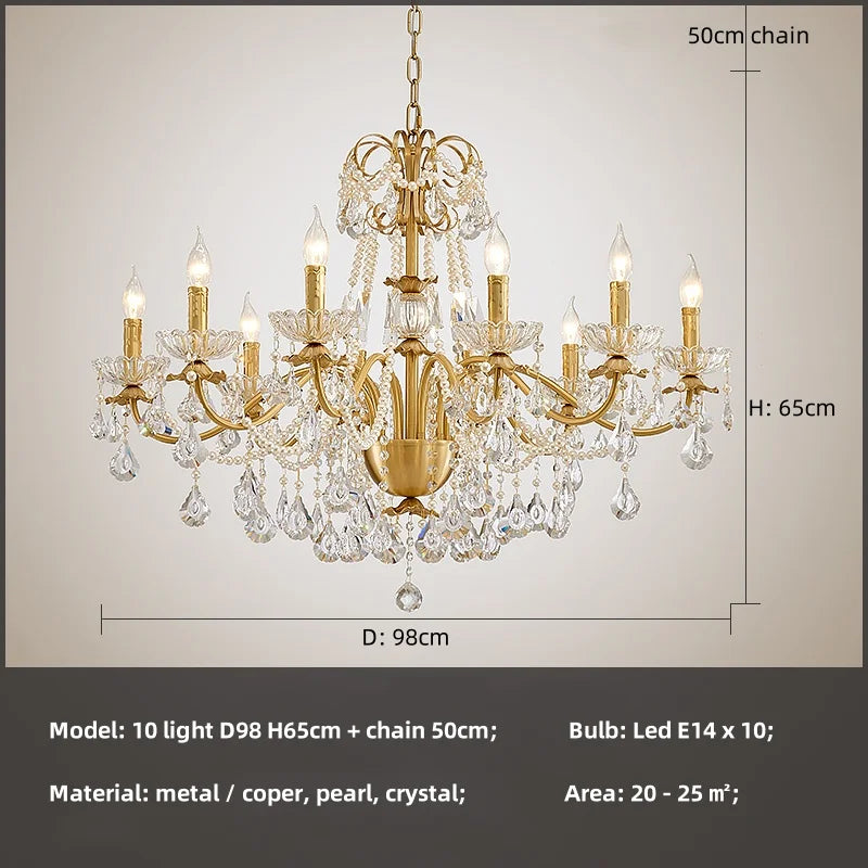 Royal Majesty Crystal Chandelier