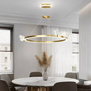 Modern Gold LED Ceiling Light – Nordic & Sophisticated Design