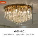 Premium Crystal & Iron Ceiling Light – Modern Elegant Design