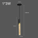 Aluminum & Crystal Pendant Light