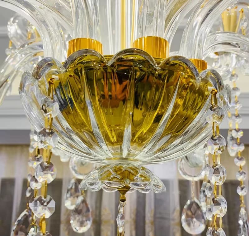 Classic Gold Crystal Chandelier – Timeless Elegance