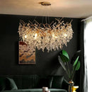 Luxury Gold Crystal Round LED Chandeliers
