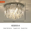 Premium Crystal & Iron Ceiling Light – Modern Elegant Design