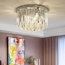 Premium Crystal & Iron Ceiling Light – Modern Elegant Design