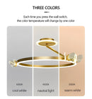 Modern Gold LED Ceiling Light – Nordic & Sophisticated Design