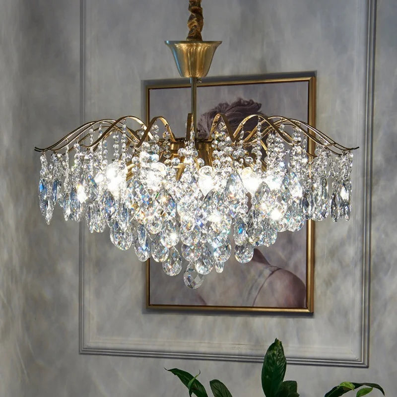 Versailles Chandeliers Gold Finish
