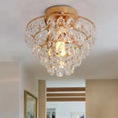 Aurora Crystal Glow Ceiling Lamp