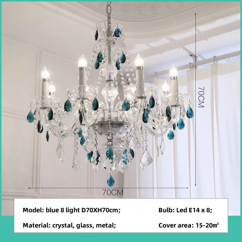 Luxurious Fleur Crystal Chandelier