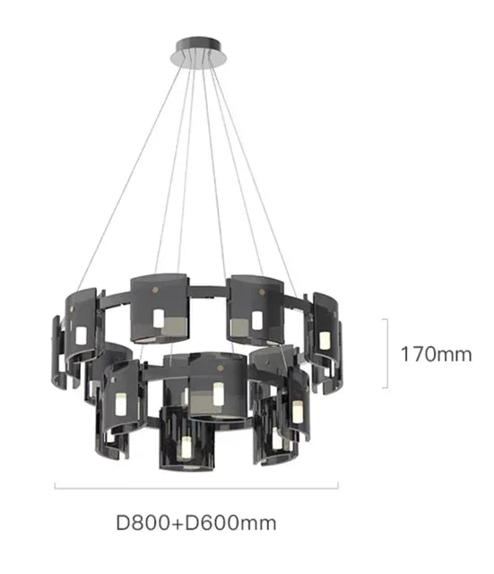 Modern Luxury LED Crystal Chandelie