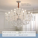 Modern Crystal Chrome Chandelier